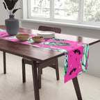 Bride of Frankenstein on Hot Pink Table Runner Gallery Image 2