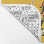 Don't Call Me Honey Retro Cowgirl On Horseback V.1 Bath Mat Gallery Image 2