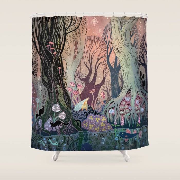 Swamp Tale Shower Curtain Gallery Image 1