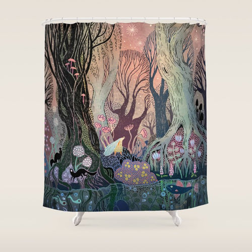 Swamp Tale Shower Curtain