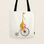 the high wheeler Tote Bag Gallery Image 1