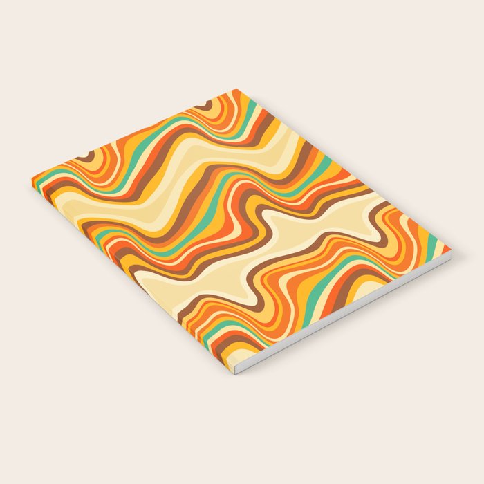 retro wave warm Notebook Gallery Image 1