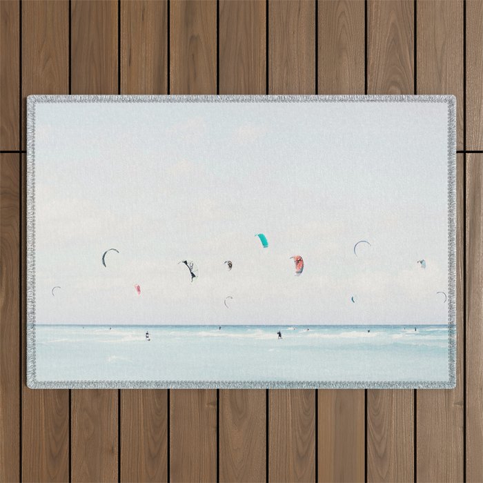 Kite Surfing Outdoor Rug Gallery Image 1