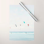 Kite Surfing Wrapping Paper Gallery Image 1