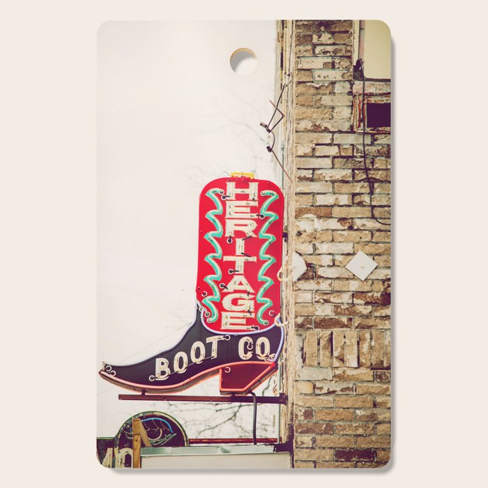 Downtown Austin Texas Neon Cutting Board Gallery Image 1