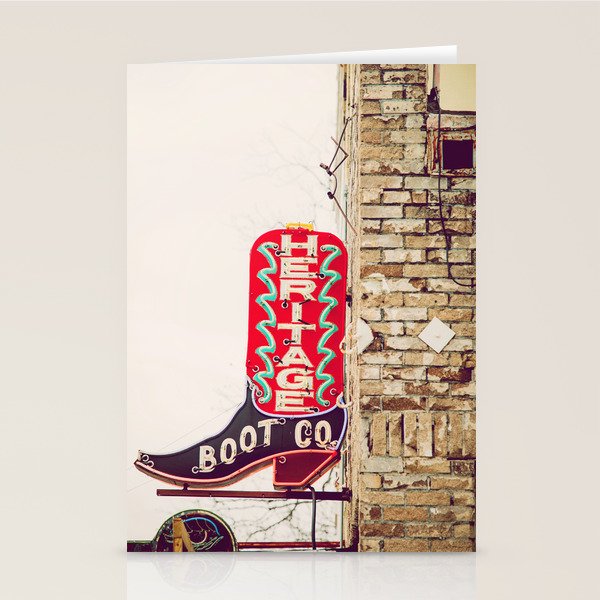 Downtown Austin Texas Neon Stationery Card Gallery Image 2