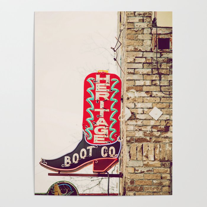 Downtown Austin Texas Neon Poster Gallery Image 1