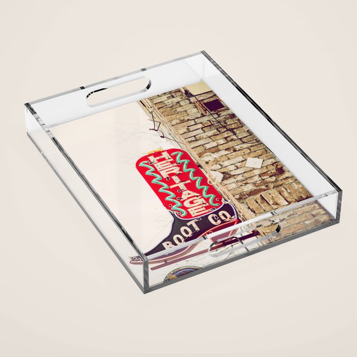 Downtown Austin Texas Neon Acrylic Tray Gallery Image 1