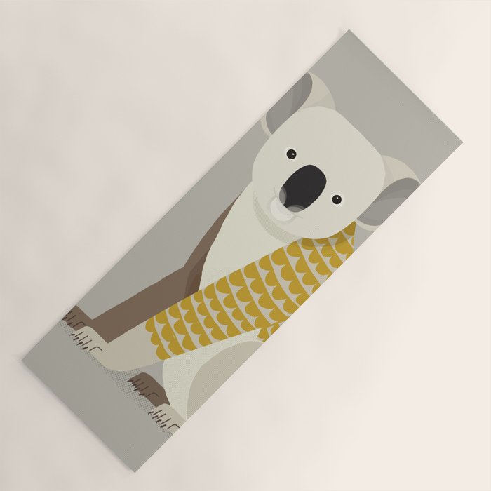 Whimsical Koala Yoga Mat Gallery Image 1