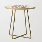 Green Flower Side Table Gallery Image 1