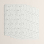 One Line Cat 2: Hug Wrapping Paper Gallery Image 3