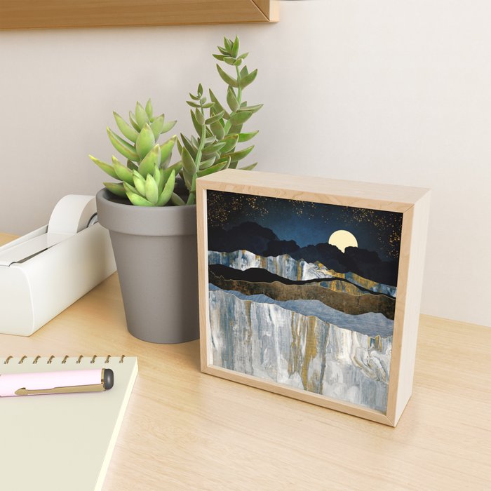 Painted Mountains Mini Art Print Gallery Image 2