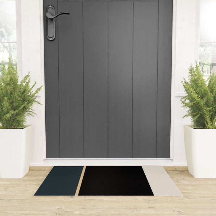 Contemporary Color Block XLV Welcome Mat Gallery Image 3