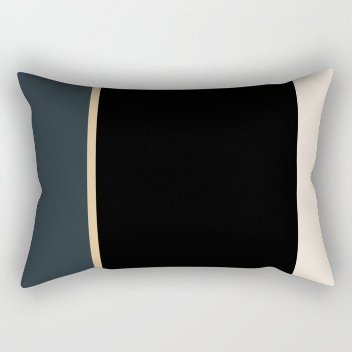 Contemporary Color Block XLV Rectangular Pillow Gallery Image 1