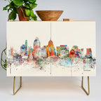 cincinnati ohio skyline Credenza Gallery Image 1