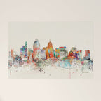 cincinnati ohio skyline Welcome Mat Gallery Image 1