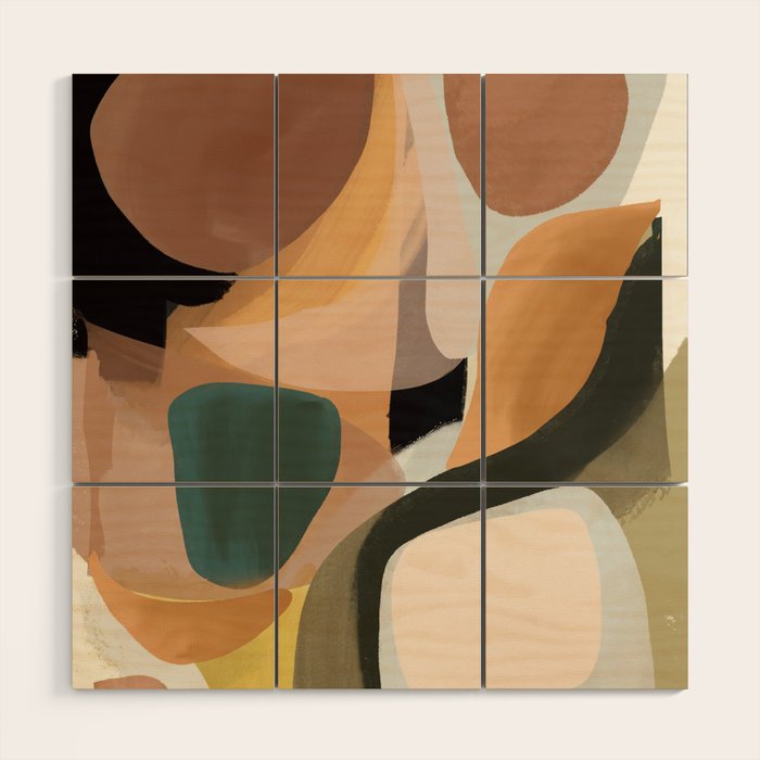 Modern Abstract Art 149 Wood Wall Art Gallery Image 1