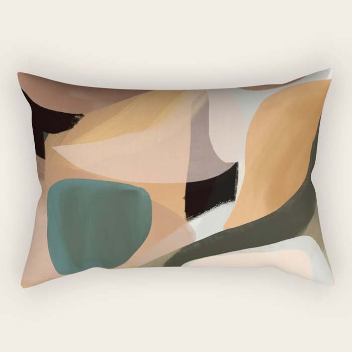 Modern Abstract Art 149 Rectangular Pillow Gallery Image 2