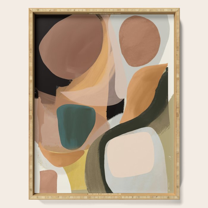 Modern Abstract Art 149 Serving Tray Gallery Image 1