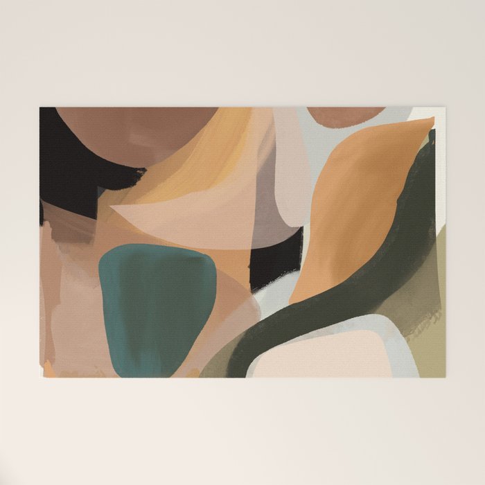 Modern Abstract Art 149 Welcome Mat Gallery Image 1