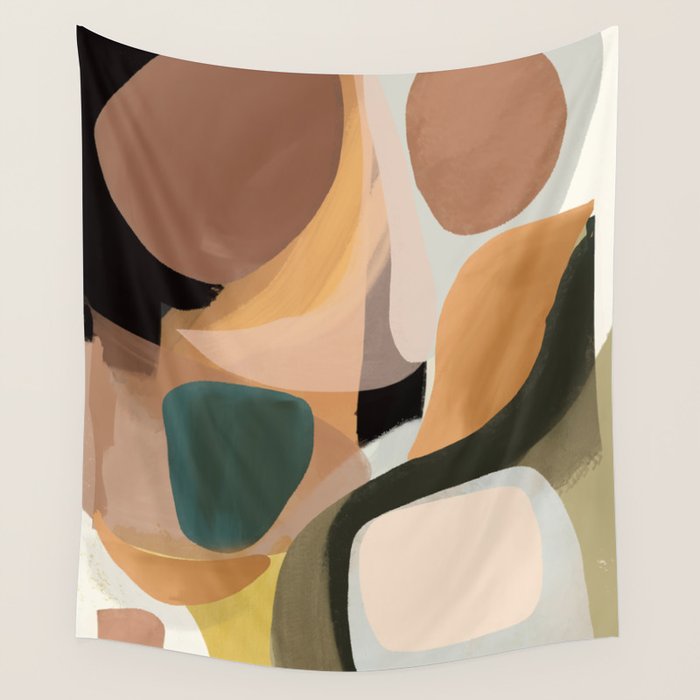 Modern Abstract Art 149 Wall Tapestry Gallery Image 4