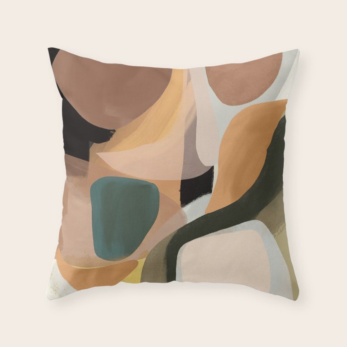 Modern Abstract Art 149 Throw Pillow Gallery Image 6