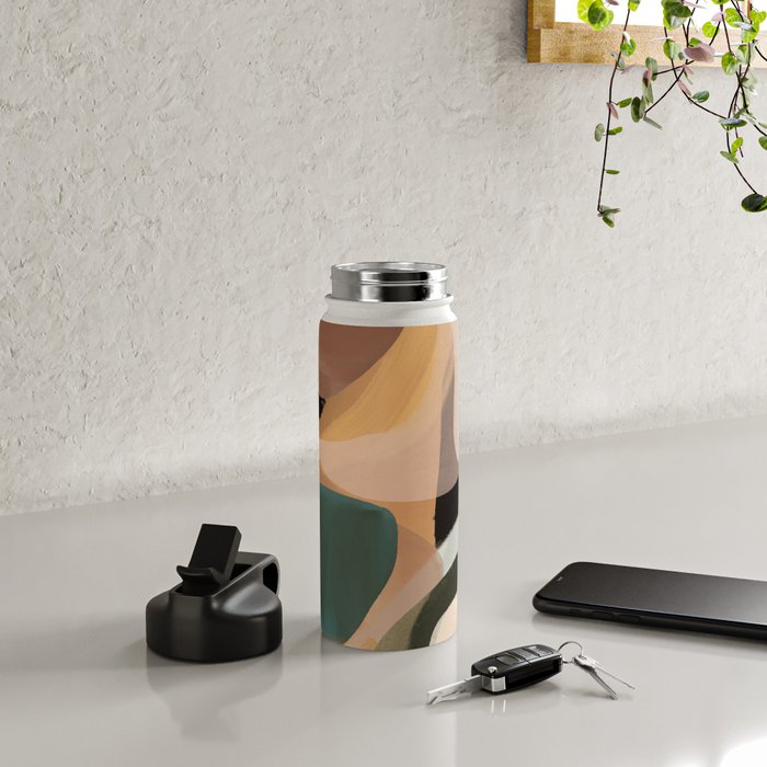 Modern Abstract Art 149 Water Bottle Gallery Image 4