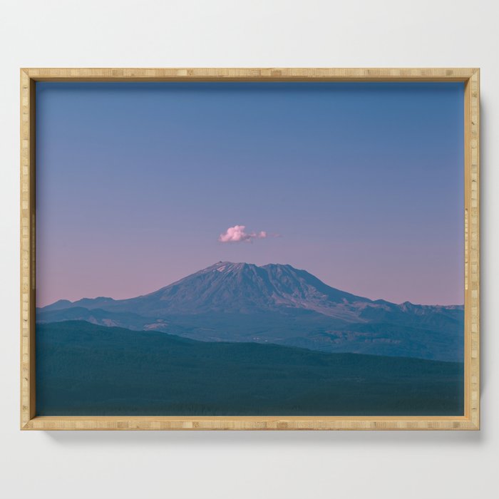 Mount Saint Helens V Serving Tray Gallery Image 1