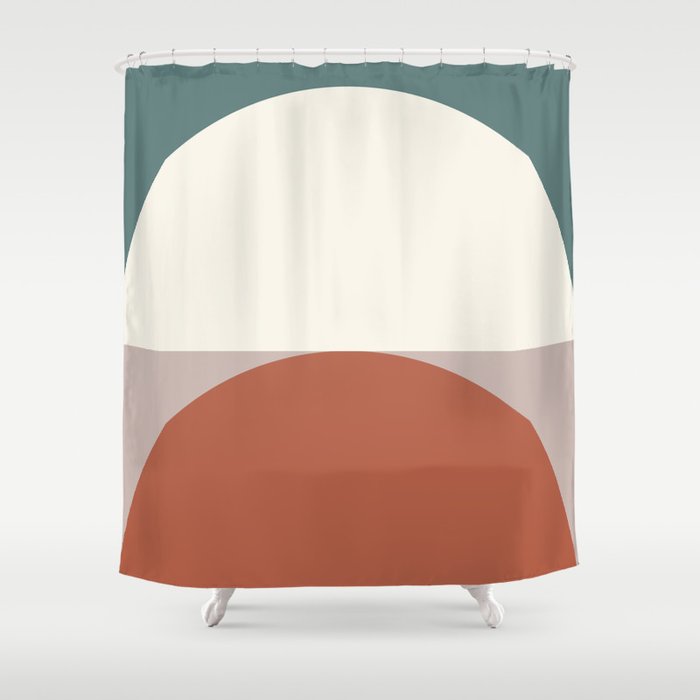 Abstract Geometric 01D Shower Curtain Gallery Image 1