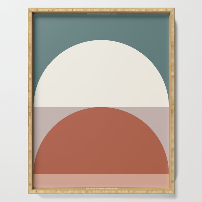 Abstract Geometric 01D Serving Tray Gallery Image 1