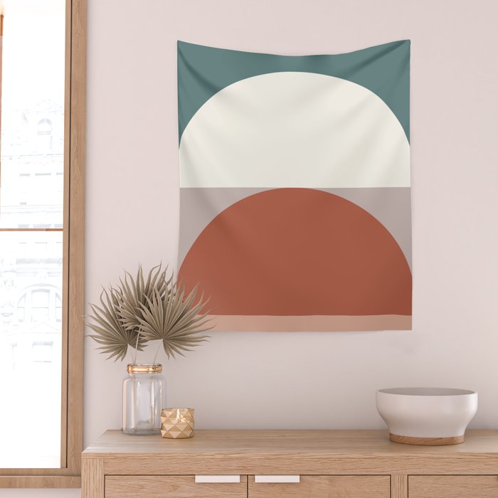 Abstract Geometric 01D Wall Tapestry Gallery Image 2