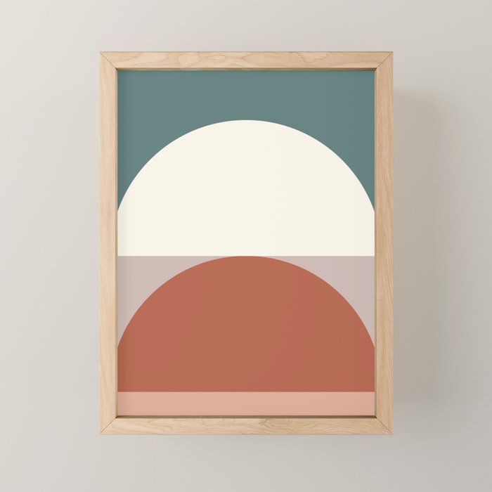 Abstract Geometric 01D Mini Art Print Gallery Image 1