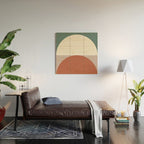 Abstract Geometric 01D Wood Wall Art Gallery Image 2