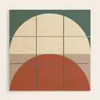 Abstract Geometric 01D Wood Wall Art Gallery Image 1
