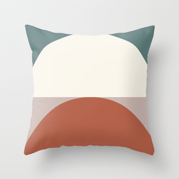 Abstract Geometric 01D Throw Pillow Gallery Image 6