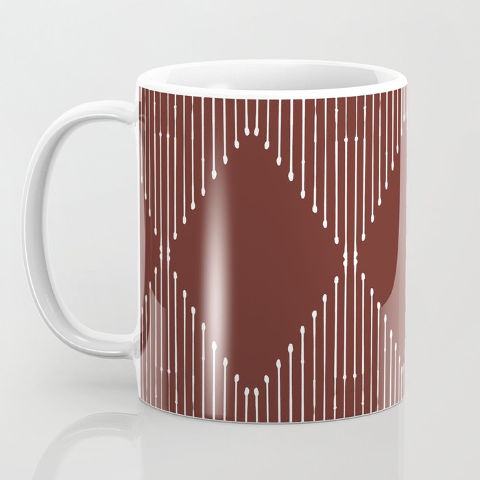 Geo (Red Wine) Coffee Mug Gallery Image 3