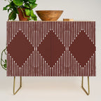 Geo (Red Wine) Credenza Gallery Image 1