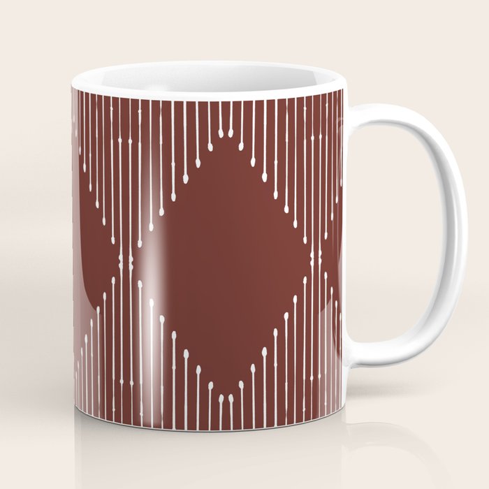 Geo (Red Wine) Coffee Mug Gallery Image 1