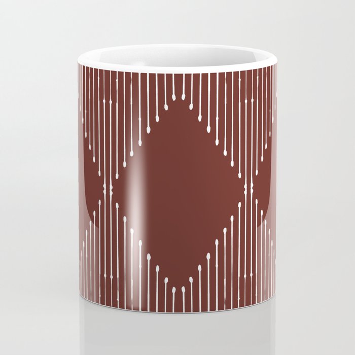 Geo (Red Wine) Coffee Mug Gallery Image 4