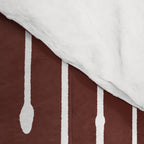 Geo (Red Wine) Comforter Gallery Image 4