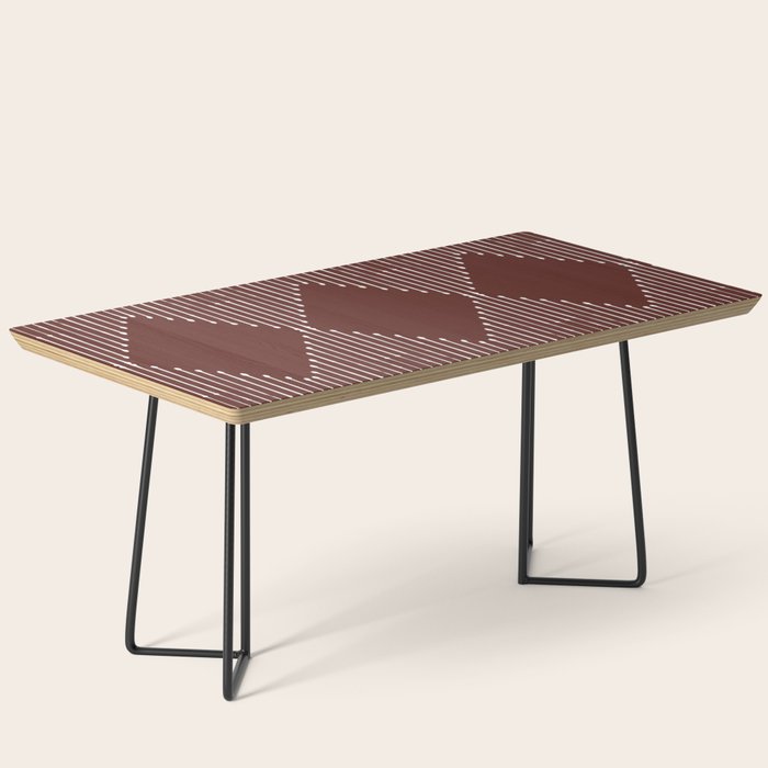 Geo (Red Wine) Coffee Table Gallery Image 1