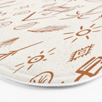 Modern Surf Shack . copper Bath Mat Gallery Image 3