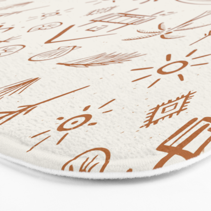 Modern Surf Shack . copper Bath Mat Gallery Image 3