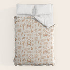 Modern Surf Shack . copper Comforter Gallery Image 6