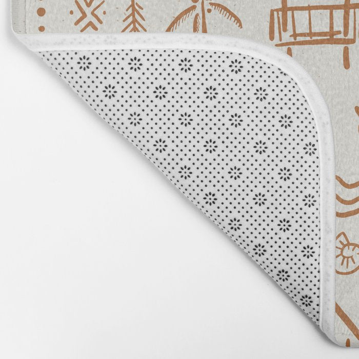 Modern Surf Shack . copper Bath Mat Gallery Image 2