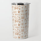Modern Surf Shack . copper Travel Mug Gallery Image 1