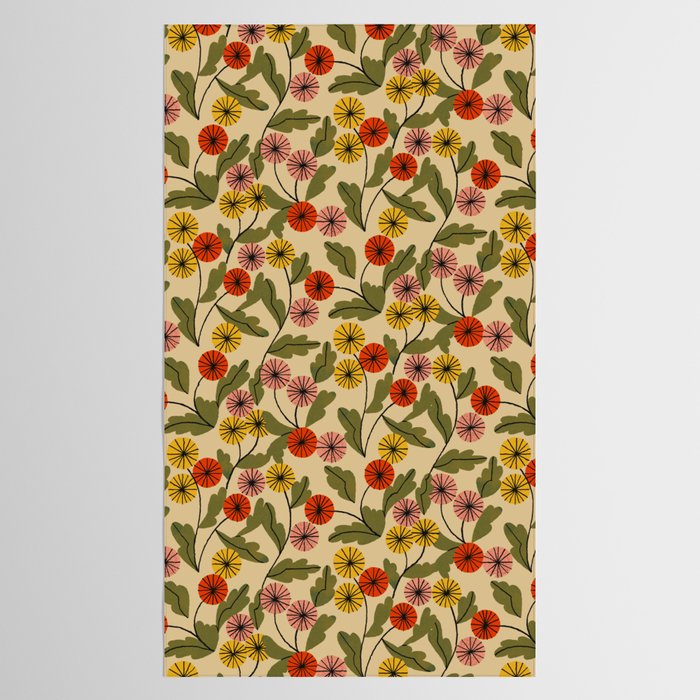 Autumn Mums Tablecloth Gallery Image 2