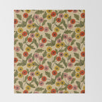 Autumn Mums Throw Blanket Gallery Image 2