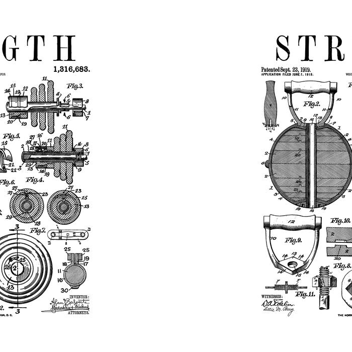 Gym Fitness Workout Dumbbell Kettlebell Vintage Patent Print Coffee Mug Gallery Image 2
