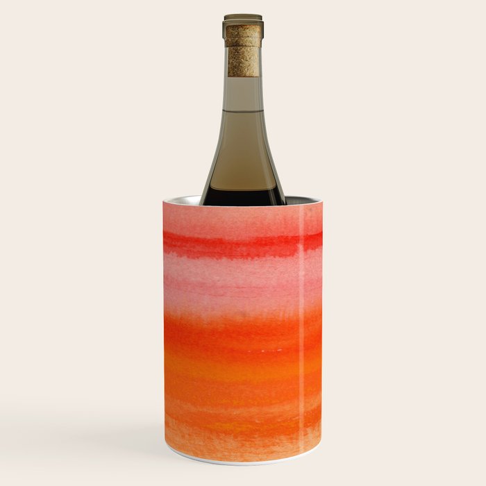 Watercolor Sunset Sky Wine Chiller Gallery Image 1